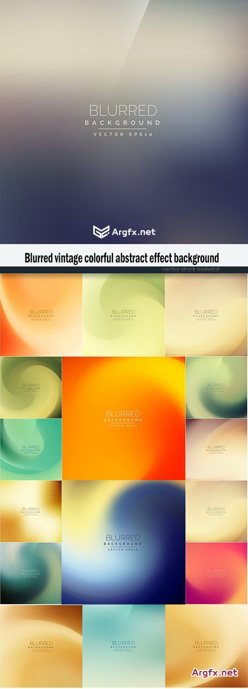 Blurred vintage colorful abstract effect background