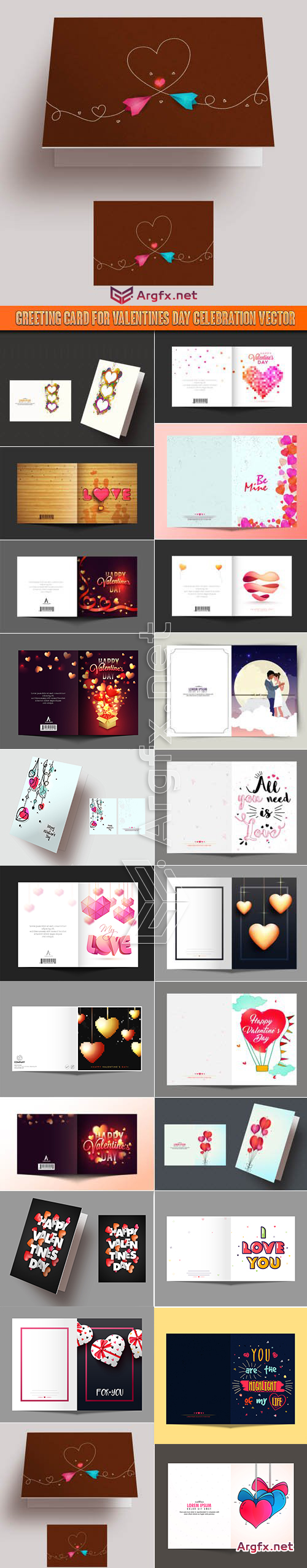 Greeting Card for Valentines Day celebration vector