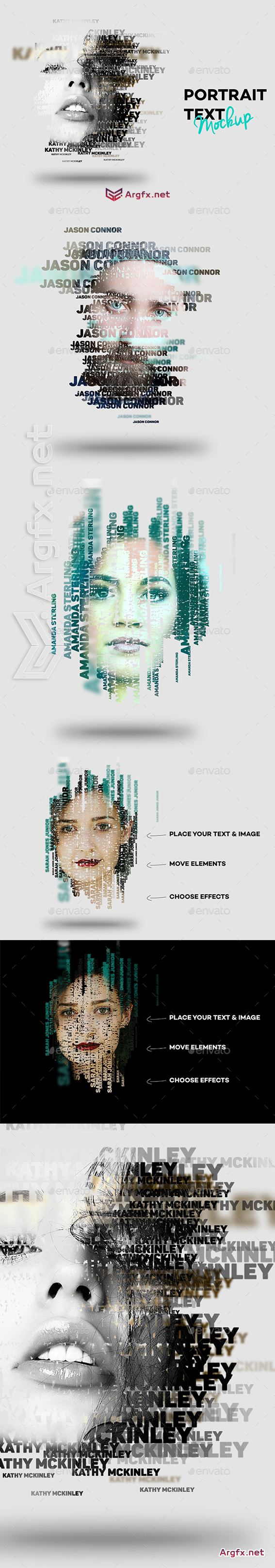 GraphicRiver - Text Portrait Effect - 19824912
