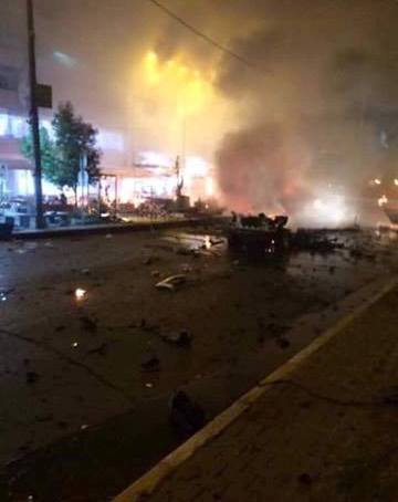 انفجار سيارة مفخخة وسط العاصمة العراقية  P_514hho2h1