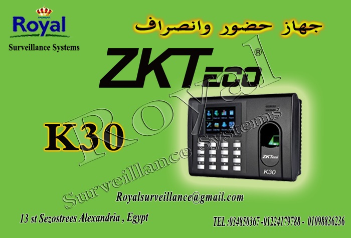 أنظمة  حضور وانصراف ماركة  ZKTECO موديل K30  P_660knlwb1
