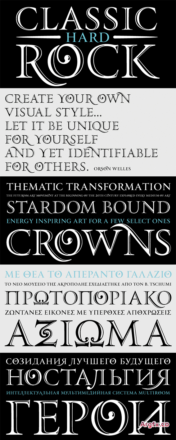  PF Monumenta Pro Font Family - 3 Fonts for $185
