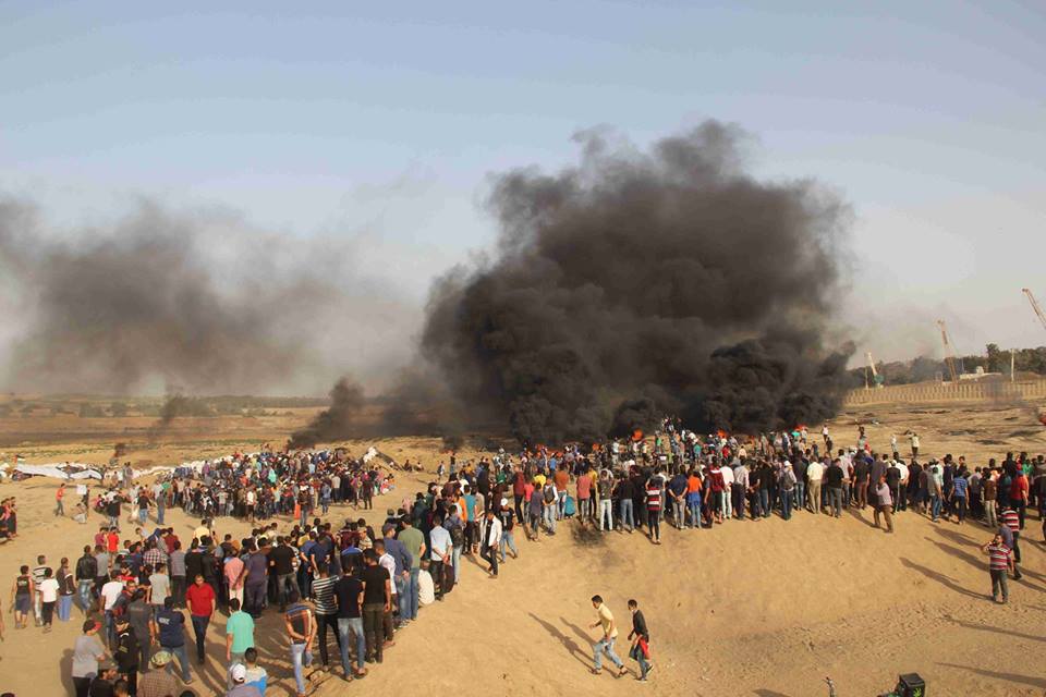 حدود غزة اليوم