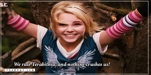 Just close your eyes and keep your mind wide open|تقرير عن فيلم bridge to terabithia|مخلب الشر P_924p2qsv1